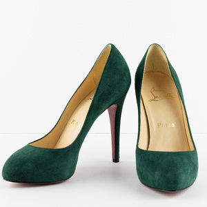 Christian Louboutin Declic 120 Green Size 38